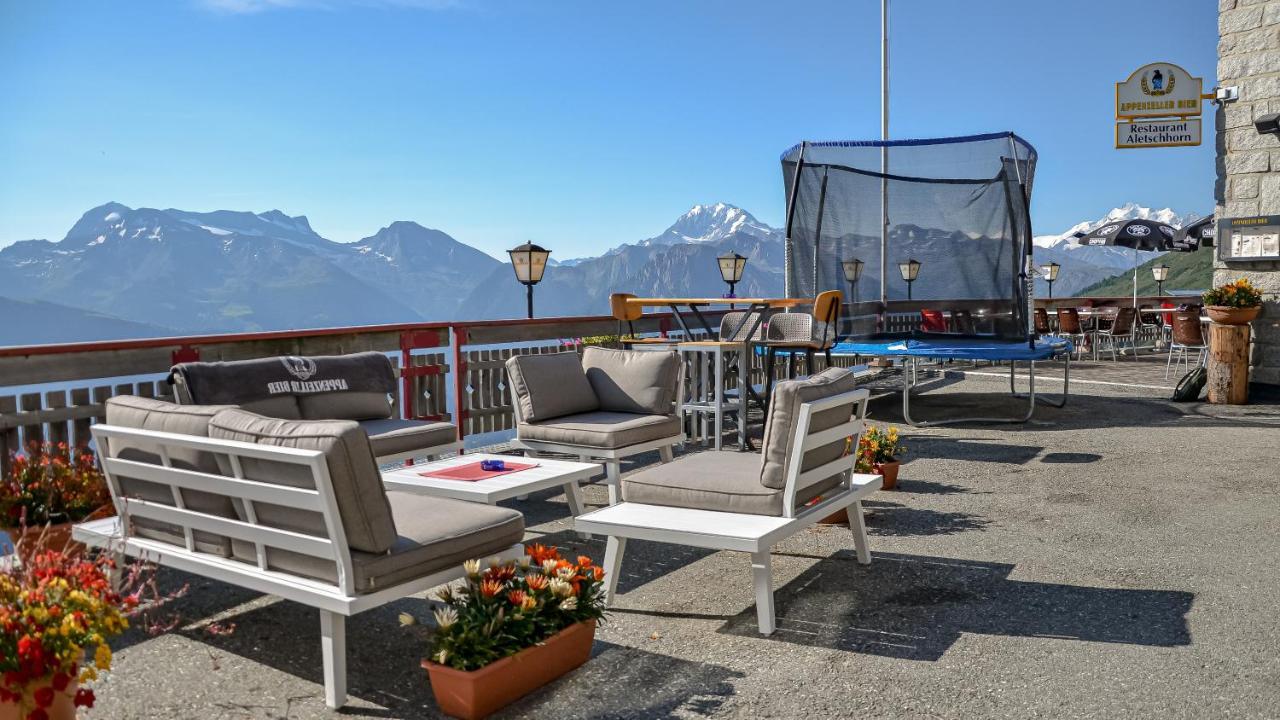 Hotel Aletschhorn Belalp Exteriör bild