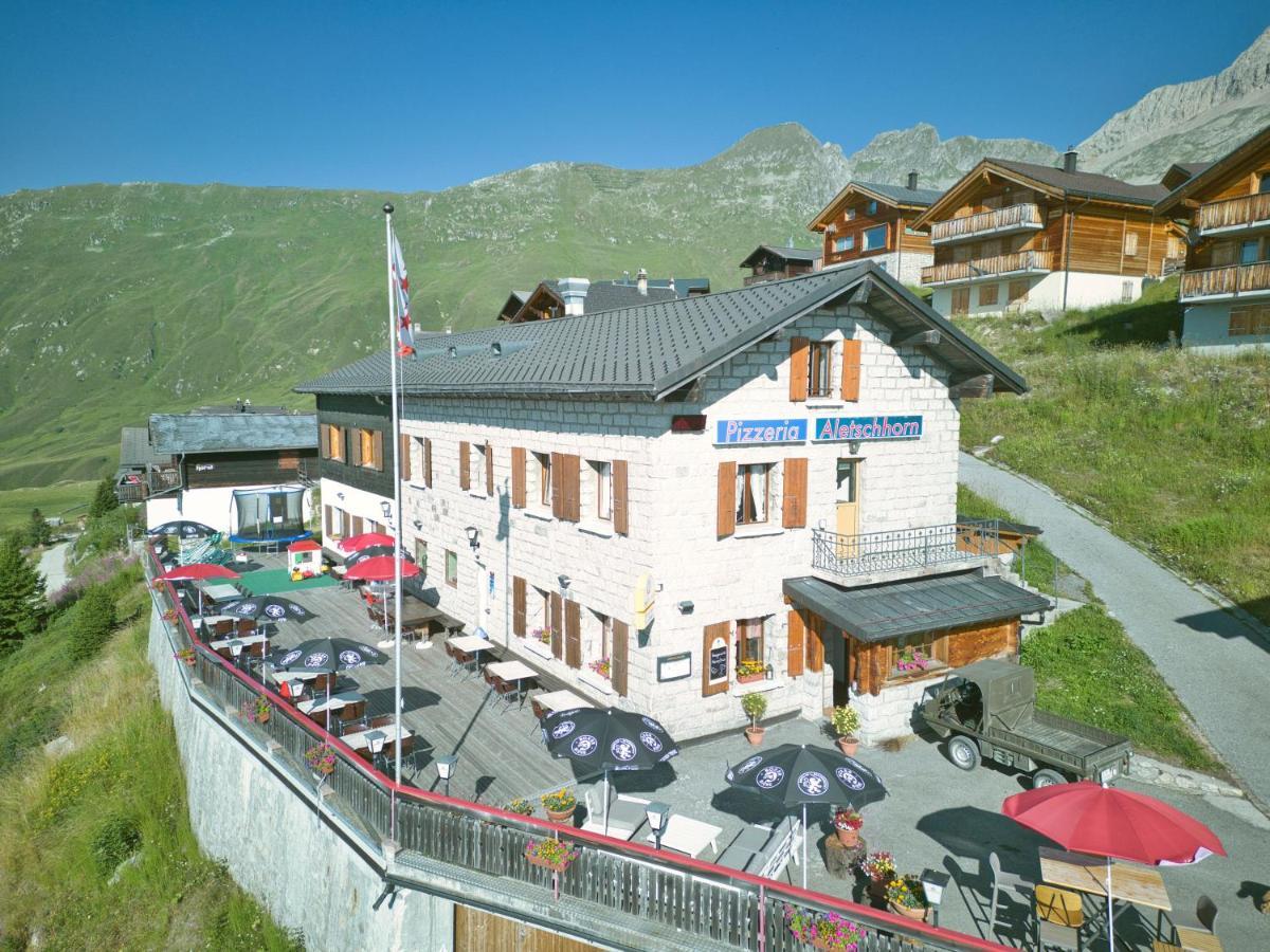 Hotel Aletschhorn Belalp Exteriör bild